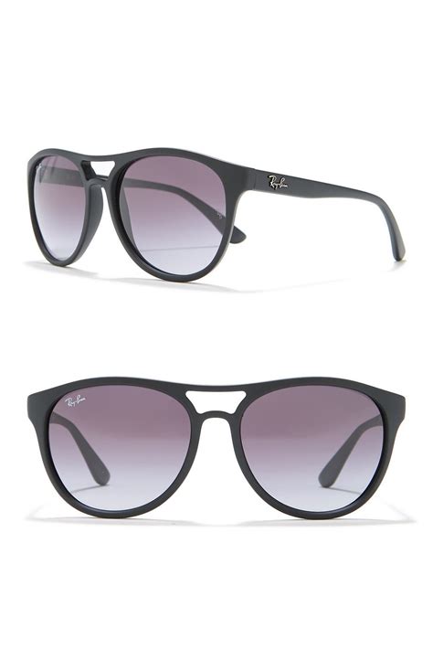 ray ban 58mm round sunglasses